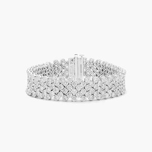 Bracelets avec diamants en or rose massif 10/14/18 ct/or blanc/or jaune - Product Image 4