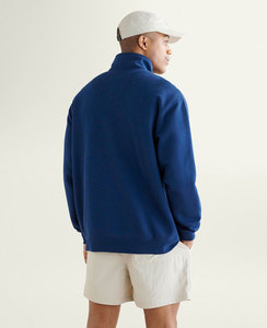 เสื้อกันหนาวมีฮู้ดสำหรับผู้ชายผ้าโพลีเอสเตอร์100% เรียบพิมพ์ลายโลโก้แบบกำหนดเอง - Product Image 2