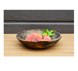 Lavavajillas Artesanía madera fruta Masa Tazón Hecho a mano para frutas o ensaladas Vintage Accesorios de granja de alta calidad - Product Image 1