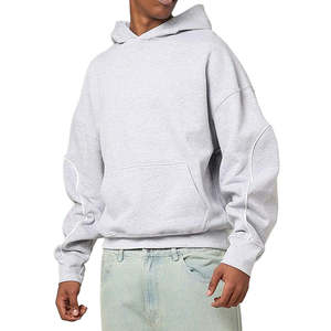 Sweat à capuche d'automne uni pour broderie impression sweat-shirt en molleton de coton doux pull vierge direct d'usine - Product Image 3