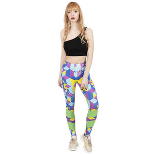 <b>Women's</b> Sexy Fashion <b>Leggings</b> Woven Comfortable High Workout Jogging Pants Fluorescent 3D <b>Pattern</b> Sport - Product Image 4