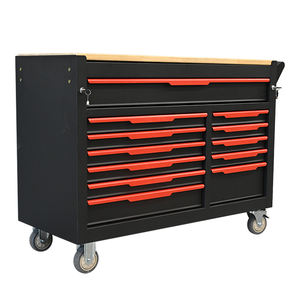 OEM, черный и красный, 12 ящиков, сверхмощный шкаф для инструментов для хранения в гараже и мастерской - Product Image 3
