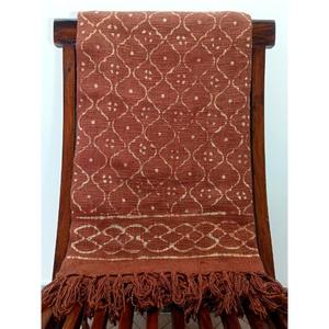 Manta de tiro de tela TNT de algodón 100% de lujo al por mayor estampado de bloque de mano para decoración del hogar sala de estar - Product Image 3
