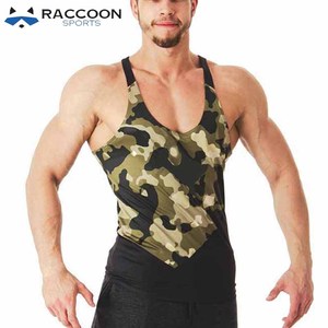 Camisetas Deportivas para Hombre Raccoon Sports, Transpirables, de Poliéster/Spandex, Chaleco Atlético para Entrenamiento, Ecológico, Colores Personalizados para Fitness - Product Image 3