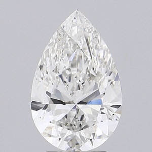 IGI Certified 3,21 CT White Pear Cut Lab Diamond G Color VS1 Clarity Loose Calibrated Natural Lab-Grown para la fabricación de joyas - Product Image 1