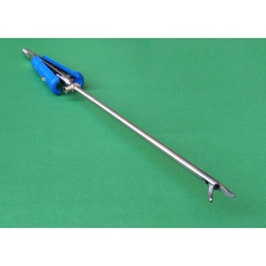 Portaagujas Cardíaco Curvo con Punta Izquierda TC, Manual, Reutilizable, con Mecanismo de Bloqueo, Longitud de Trabajo 17cm, Certificado CE - Product Image 3