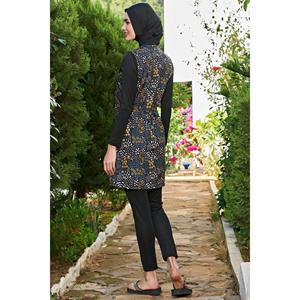 23139-8 grande dimensione 0 colletto paracadute tessuto pieno Hijab costume da bagno
