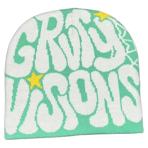 Bonnet haut de gamme personnalisé Bonnet d'hiver tricoté en gros Bonnet en tricot à la mode Bonnet brodé avec logo pour les acheteurs de vêtements - Product Image 1