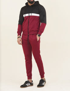 Fabrication OEM et personnalisation de marque privée, survêtement streetwear élégant pour hommes - Haute qualité 100% coton - Product Image 3