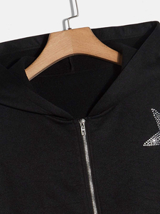 เสื้อฮู้ดสำหรับผู้ชายผ้าฝ้าย100% มีฮู้ดปรับแต่งได้ - Product Image 2