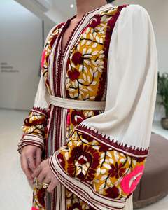 Vestido de Novia de Lujo con Adornos para Bodas Turcas, Vestido de Novia con Detalles de Cuentas, Antiarrugas para Ceremonia y Recepción - Product Image 2