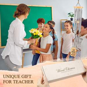 En iyi öğretmen takdir hediyeler öğrenci 25.5 inç rüzgar zil öğretmen hediyeler kadınlar için promosyon hediye seti - Product Image 6