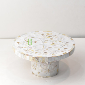 Soporte para Pastel con Incrustaciones de Nácar, Decorativo para las Fiestas de Ramanda y para la Decoración del Hogar, Molde de Resina Epoxi - Product Image 6