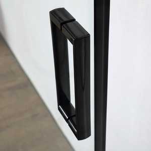 Puerta Corredera de Ducha Cielo de 140 cm, Negra Mate, Minimalista, Duradera, Italiana, con Nicho para Baño - Product Image 2