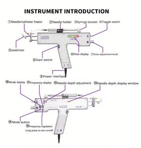 Appareil d'injection de mésothérapie, Mesogun, pistolet de mésothérapie sans aiguille, appareil d'injection sans aiguille pour le rajeunissement de la peau du visage - Product Image 4