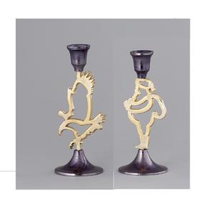 Portavelas de Metal Premium, vela perfumada de Base redonda, portavelas de Metal sólido hecho a mano elegante y duradero para amantes de la luz - Product Image 5