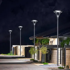 Fabrieksontwerp Zonne-Energie Tuinlamp Buiten Waterdicht Aluminium Led Licht Verstelbare Solar Tuin Licht Met Ip65 Rating