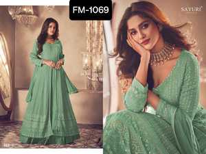 Ropa étnica india de talla grande, maxi de manga larga para mujer, vestidos de estilo musulmán, traje Salwar Kameez para bodas y festivales - Product Image 6