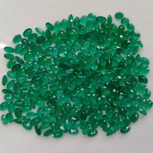 Ónice Verde Natural, Corte Ovalado de 6x4 mm, Piedra Preciosa Suelta de la Mejor Calidad para la Fabricación de Joyas - Product Image 5