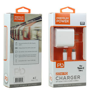 Cargador USB-C PD de 20W de Alta Potencia con Cable, Carga Rápida para Dispositivos Universales - Product Image 1