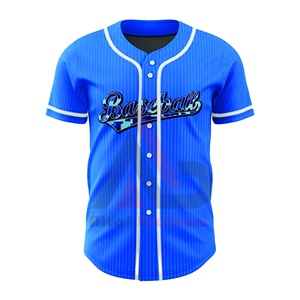 Uniformes de Béisbol Personalizados al por Mayor, Unisex, Color Sólido, Sublimados, Transpirables, para Adultos, Tallas Grandes, OEM 100% - Product Image 2