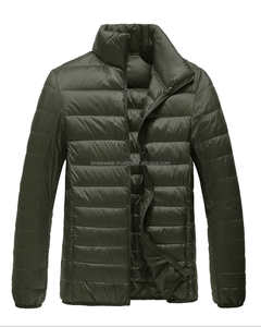 Chaqueta Acolchada Ultraligera de Invierno para Hombre, Chaqueta Ligera con Cierre y Cuello de Tela Tejida - Product Image 5