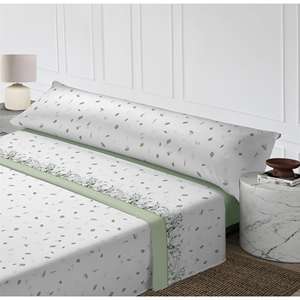 Juego de Sábanas Ajustables y Fundas de Almohada de 4 Piezas, 100% Poliéster, Sin Arrugas, Suaves al Tacto, Incluye Sábana Ajustable y Fundas de Almohada - Product Image 1