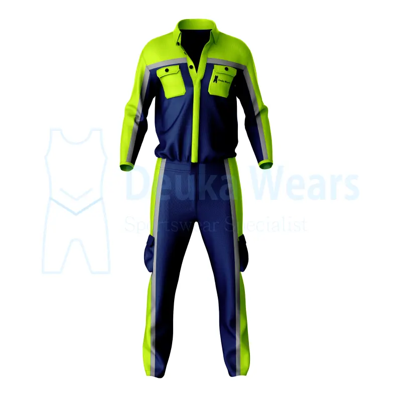 Nuovo OEM Custom Construction Work Wear Suit tuta di sicurezza ad alta visibilità per abbigliamento da lavoro tuta riflettente da lavoro