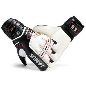 Guantes de portero de cuero Premium personalizables de alta calidad para uso en exteriores - Product Image 4