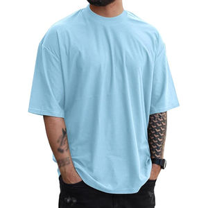 Camiseta 100% algodón, transpirable para hombre, corte holgado, estampada, extragrande. - Product Image 1