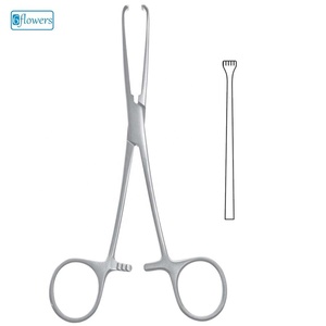 Pinzas para Tejidos Allis, Instrumento Quirúrgico de Acero Inoxidable, Manual, Cirugía General, Certificado CE Clase I - Product Image 1