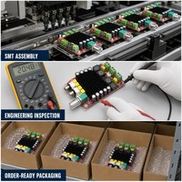 TDA7498 14-34V D Sınıfı 2x100W Stereo Amplifikatör Kartı Ev Sinema Ses Sistemi Toptan OEM Hoparlör Üreticisi Montajcı