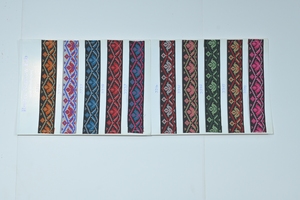 Garniture en dentelle Jacquard de luxe de Style traditionnel Broderie exquise Motif rayé Vêtements Créations textiles de mode Style fantaisie - Product Image 3