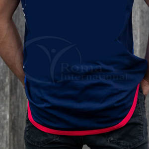 Gilet d'entraînement léger pour homme en coton effiloché – Gilet décontracté confortable sans manches pour l'été - Product Image 6