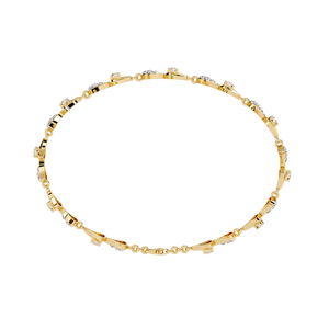 Fabulous 18K <b>Gold</b> Lab Grown Diamond Bracelet & <b>Bangle</b> - Product Image 1