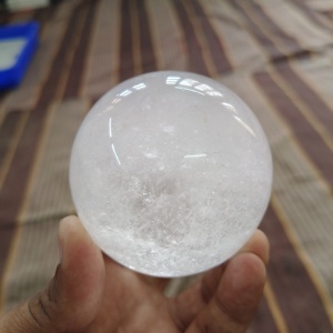 Esfera de cuarzo transparente Natural bola de cristal auténtica Bola de ágata curación Reiki piedra decorativa Showpiece Fengshui cuarzo Natural - Product Image 2