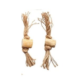 ผลิตภัณฑ์สัตว์เลี้ยงไม้กาแฟธรรมชาติ 100% พร้อมรถลากจูงสุนัขไม้กาแฟส่งออกจากโรงงานเวียดนาม - Product Image 1