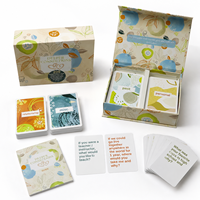 Cartes d'affirmation imprimées écologiques 310 g/m² en papier durable, jeu de conversation pour couples, lecture facile, moments mémorables