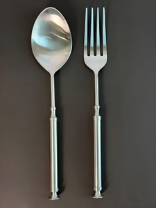 Cuchara para Ensalada de Acero Inoxidable, Diseño Resistente y Elegante, para Restaurante y Uso Doméstico, Venta al por Mayor al Mejor Precio - Product Image 5
