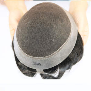 Cheveux humains Remy indiens vierges, ligne de cheveux Water Wave pour hommes, densité 100%, diverses couleurs, vente en gros d'usine - Product Image 4