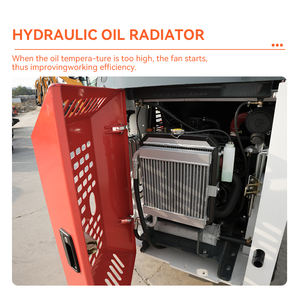 ציוד חדש להסרת שלג במזג אוויר קר, מעמיס קדמי זחלי, מעמיס זחלי עם קבינה סגורה לחלוטין, מקצועי לשלג - Product Image 3