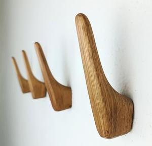 100% Super qualité en bois mur crochet cintres sac manteau mur cintre pour chambre salle de bain cuisine décoratif en bois mur crochet - Product Image 4