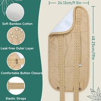 Thyroïde organique de compression réutilisable personnalisé enveloppement de paquet d'huile de ricin non blanchie sans colorant de coton