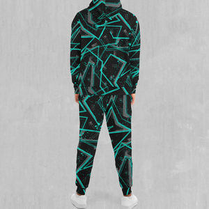 Venta al por mayor de ropa deportiva informal de los hombres de entrenamiento de invierno rompevientos con capucha Jogging Chándales Sublimado rompevientos - Product Image 2