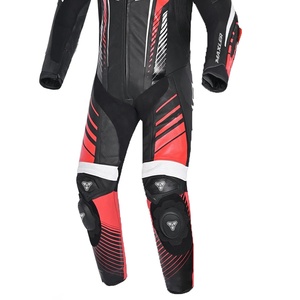 Combinaison de course moto en cuir une pièce personnalisée, résistante à l'eau, grande taille, ignifuge, avec protections CE, vêtement de sport de sécurité - Product Image 3