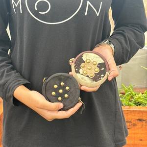 กระเป๋าใส่เหรียญหนังวัวแท้ทำจากหนังสัตว์มีสไตล์ดีไซน์ใหม่กระเป๋าสตางค์และที่ใส่บัตรกระเป๋าใส่เหรียญขนาดเล็ก - Product Image 2