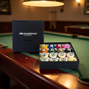 Billes de billard Diamond Pool Ultra-C TV Set 57,15 mm |   Édition Match TV |   16 balles |   Fabriqué en Corée |   Résine phénolique | - Product Image 1