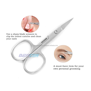 Ciseaux à cuticules DAVICON, ciseaux à ongles pour l'école, ciseaux à ongles professionnels, ciseaux à sourcils - Product Image 3