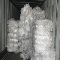 Débris de film plastique recyclé de qualité moulage LDPE