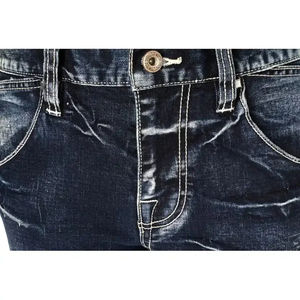 Pantalones Vaqueros Súper Elásticos para Hombre, Diseño Nuevo de Verano, Lavados, Casuales, con Bolsillos, Cintura Recta, Botones, Venta al Por Mayor - Product Image 5